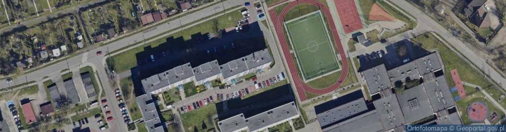 Zdjęcie satelitarne Sztabu Powstańczego ul.