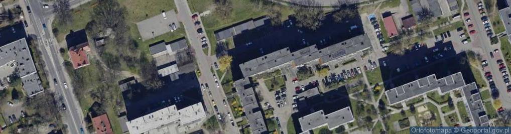 Zdjęcie satelitarne Sztabu Powstańczego ul.