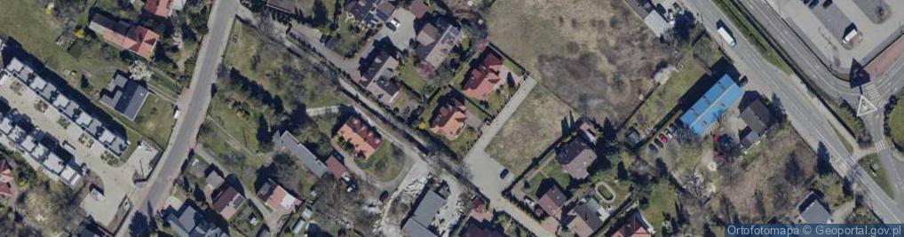 Zdjęcie satelitarne Szmaragdowa ul.