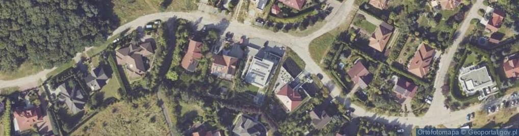 Zdjęcie satelitarne Szmaragdowa ul.