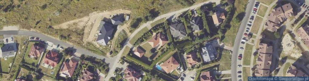 Zdjęcie satelitarne Szmaragdowa ul.