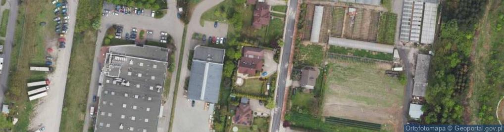 Zdjęcie satelitarne Szwedzka ul.
