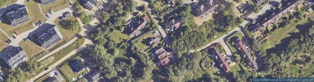 Zdjęcie satelitarne Szmaragdowa ul.