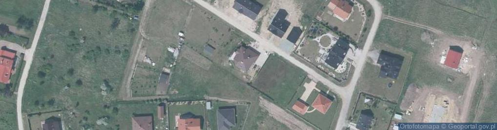 Zdjęcie satelitarne Szmaragdowa ul.