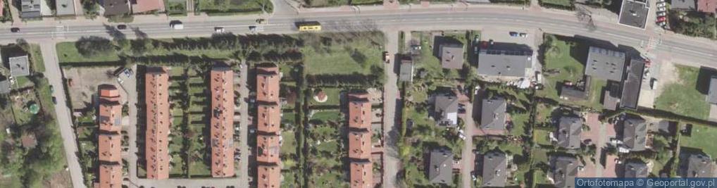 Zdjęcie satelitarne Szarych Szeregów ul.