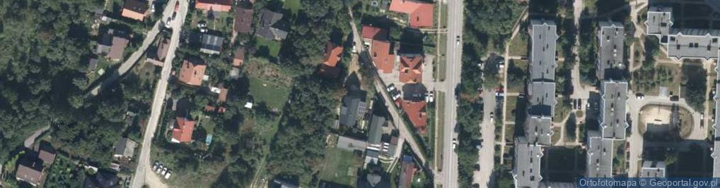 Zdjęcie satelitarne Szwedzka ul.