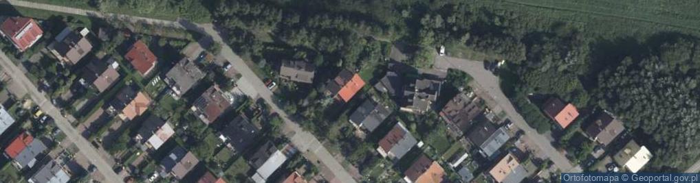 Zdjęcie satelitarne Szmaragdowa ul.