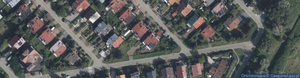 Zdjęcie satelitarne Szmaragdowa ul.