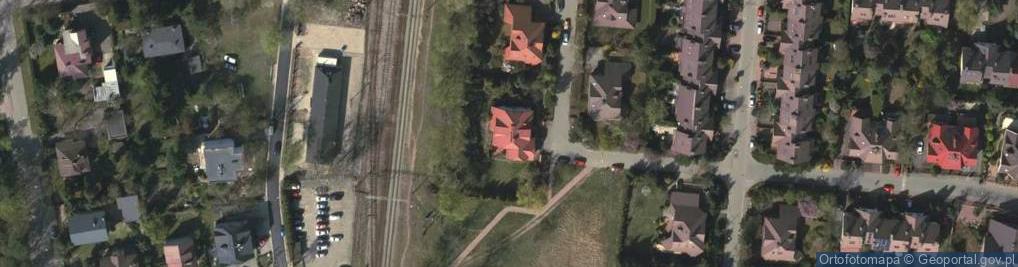 Zdjęcie satelitarne Szmaragdowa ul.