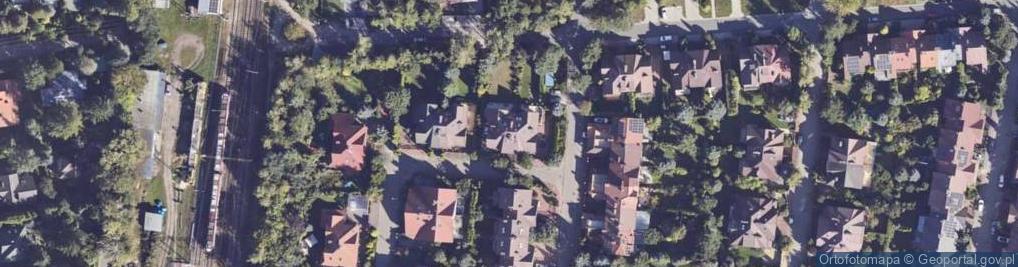 Zdjęcie satelitarne Szmaragdowa ul.
