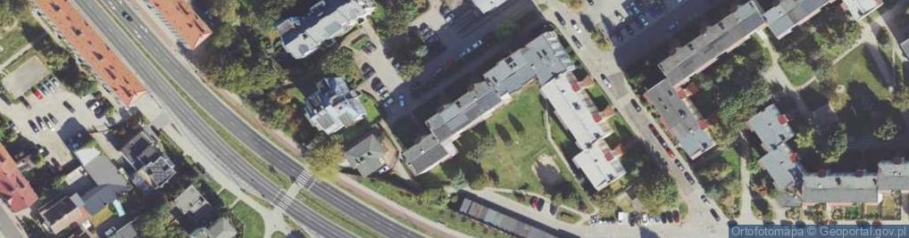 Zdjęcie satelitarne Szeroka ul.