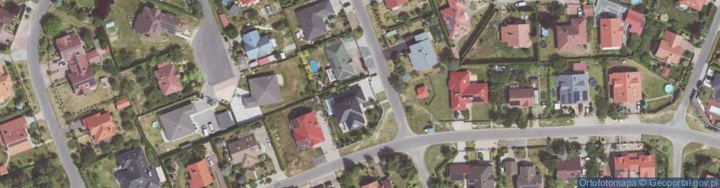 Zdjęcie satelitarne Szmaragdowa ul.