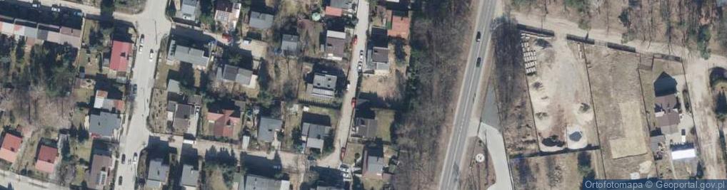 Zdjęcie satelitarne Szmaragdowa ul.