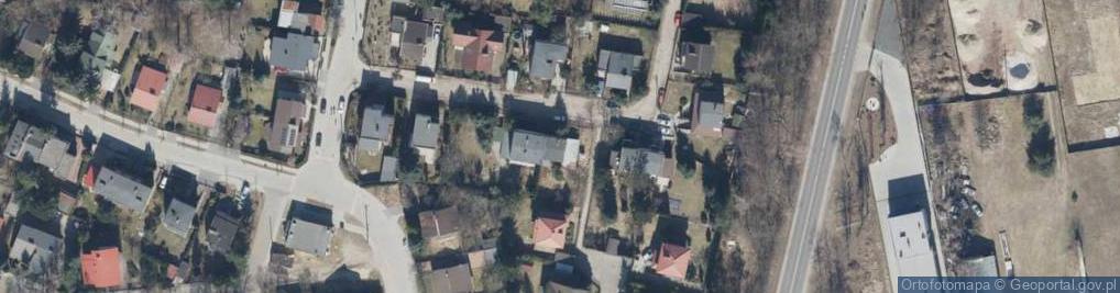Zdjęcie satelitarne Szmaragdowa ul.
