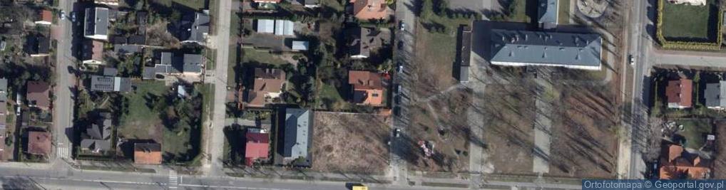 Zdjęcie satelitarne Szkoły Orląt ul.
