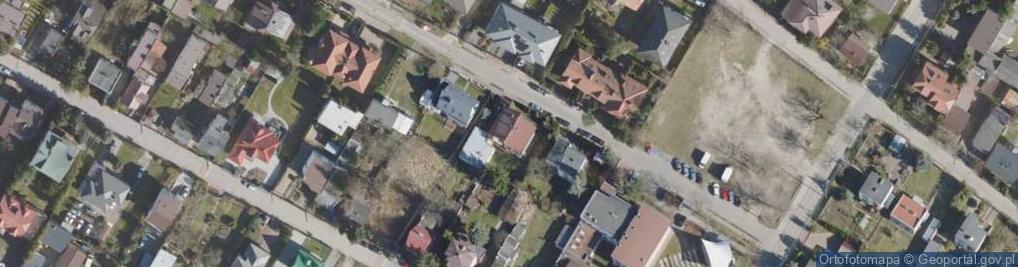 Zdjęcie satelitarne Szczęśliwa ul.