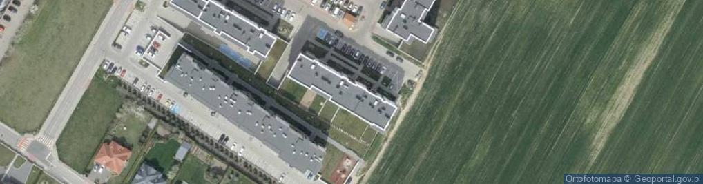 Zdjęcie satelitarne Szmaragdowa ul.