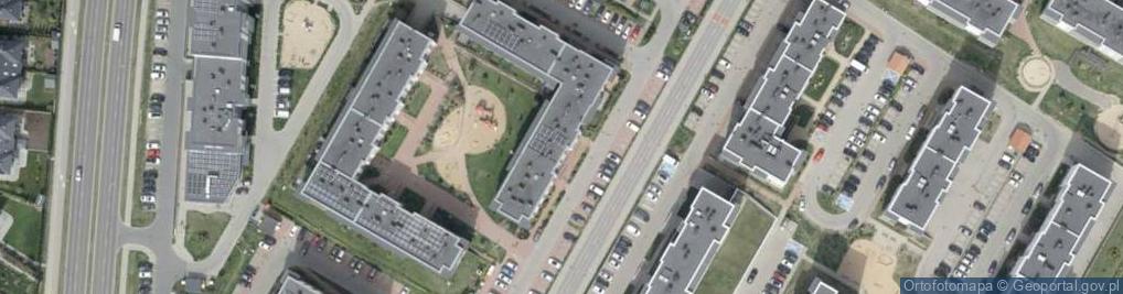 Zdjęcie satelitarne Szmaragdowa ul.