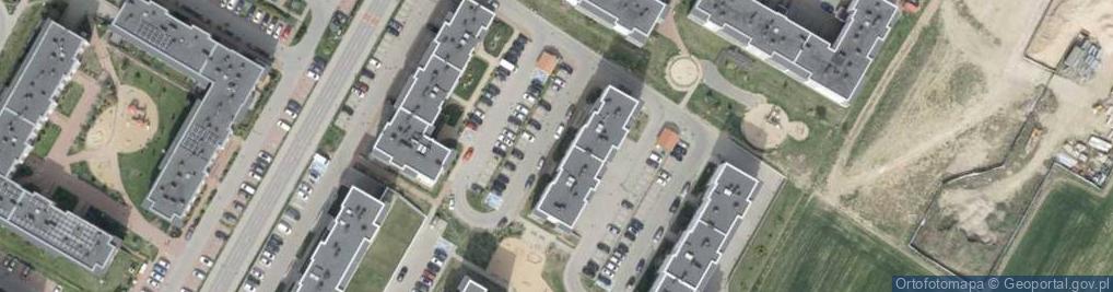 Zdjęcie satelitarne Szmaragdowa ul.
