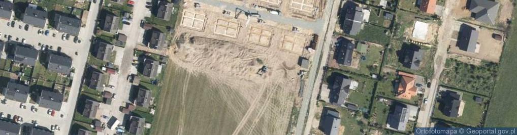 Zdjęcie satelitarne Szczęśliwa ul.