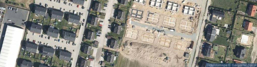 Zdjęcie satelitarne Szczęśliwa ul.