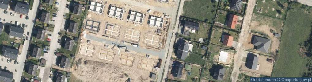 Zdjęcie satelitarne Szczęśliwa ul.
