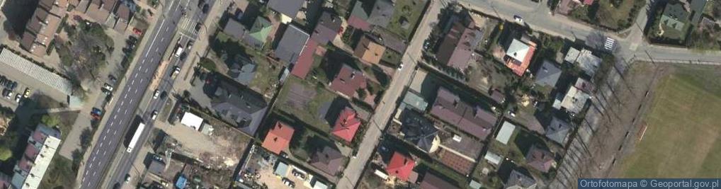 Zdjęcie satelitarne Szczęśliwa ul.