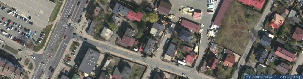 Zdjęcie satelitarne Szczęśliwa ul.
