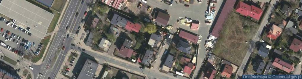 Zdjęcie satelitarne Szczęśliwa ul.