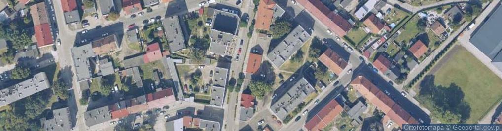 Zdjęcie satelitarne Szarych Szeregów ul.