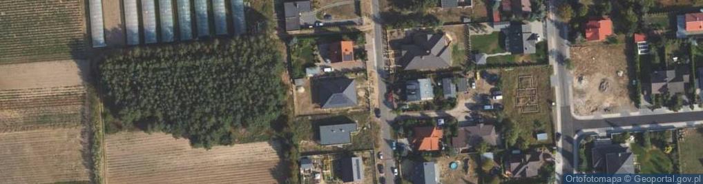 Zdjęcie satelitarne Szmaragdowa ul.