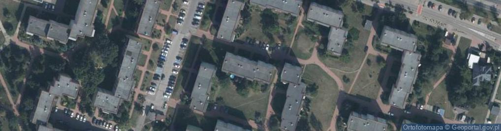 Zdjęcie satelitarne Szarych Szeregów ul.