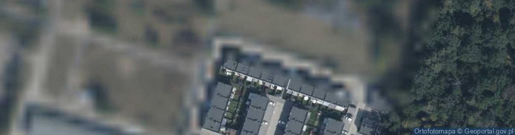 Zdjęcie satelitarne Szmaragdowa ul.