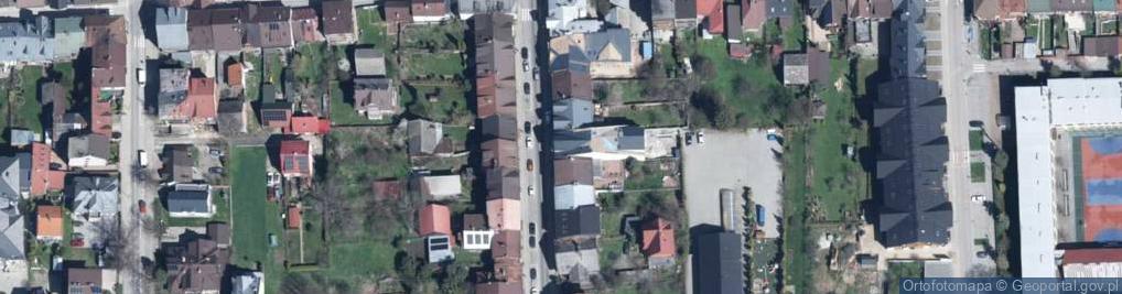 Zdjęcie satelitarne Szaflarska ul.