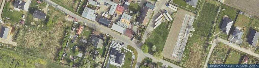 Zdjęcie satelitarne Szmaragdowa ul.