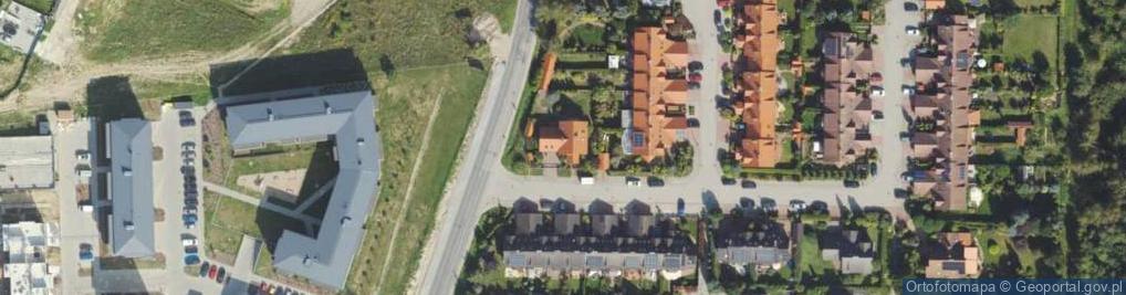 Zdjęcie satelitarne Szmaragdowa ul.