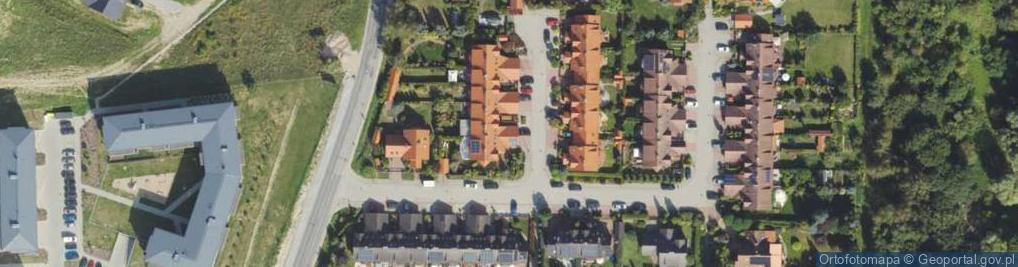 Zdjęcie satelitarne Szmaragdowa ul.
