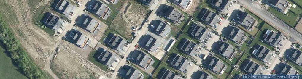 Zdjęcie satelitarne Szmaragdowa ul.