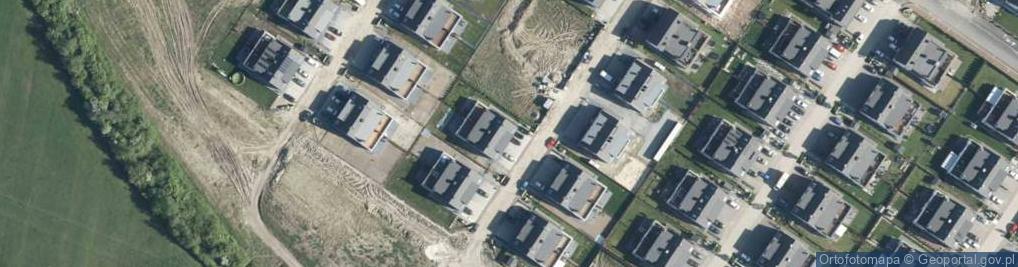 Zdjęcie satelitarne Szmaragdowa ul.