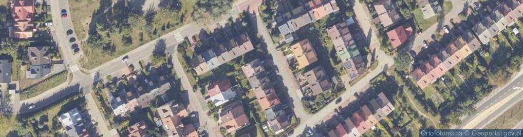 Zdjęcie satelitarne Szmaragdowa ul.