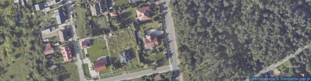 Zdjęcie satelitarne Szmaragdowa ul.