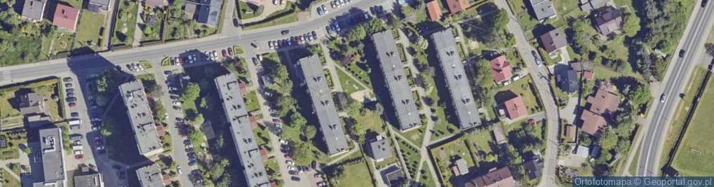 Zdjęcie satelitarne Szarych Szeregów ul.