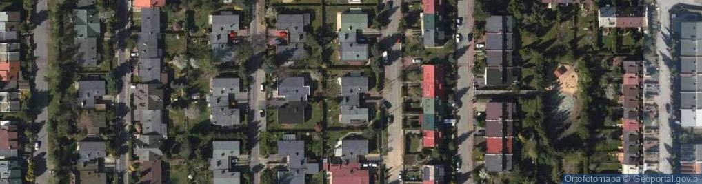 Zdjęcie satelitarne Szmaragdowa ul.