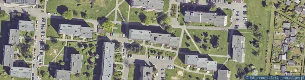 Zdjęcie satelitarne Szmaragdowa ul.