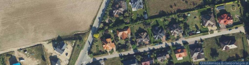 Zdjęcie satelitarne Szmaragdowa ul.