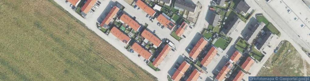 Zdjęcie satelitarne Szmaragdowa ul.