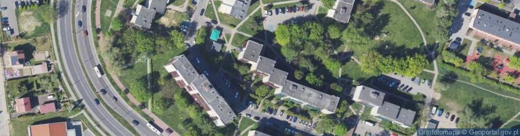 Zdjęcie satelitarne Szarych Szeregów ul.