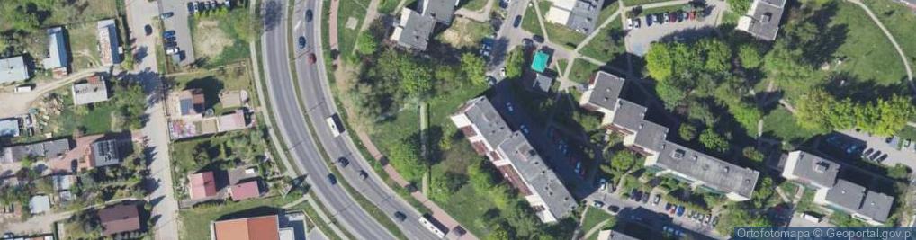 Zdjęcie satelitarne Szarych Szeregów ul.
