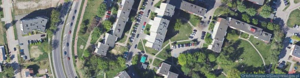 Zdjęcie satelitarne Szarych Szeregów ul.