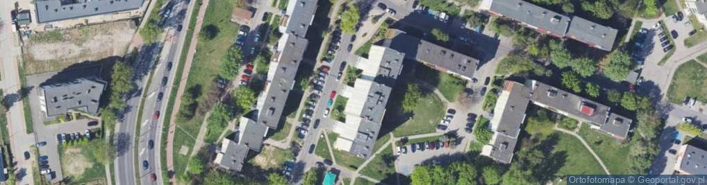 Zdjęcie satelitarne Szarych Szeregów ul.
